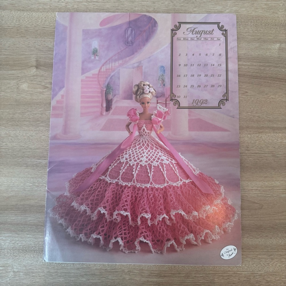 1991 Annie's Attic Calendar Bed Doll “The Antebellum” Collection MISS AUGUST
